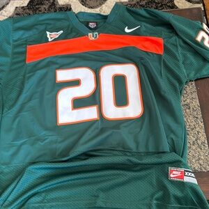 Ed Reed University of Miami Jersey